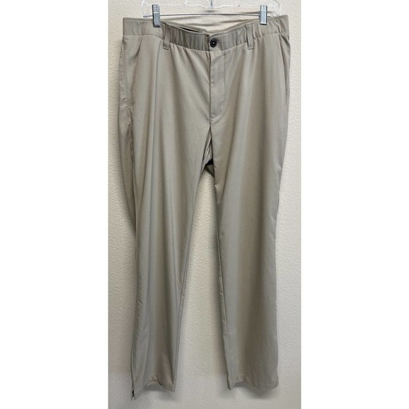 Under Armour The Showdown Pant Men's Size 36x32 Beige Khaki Golf - Picture 2 of 11